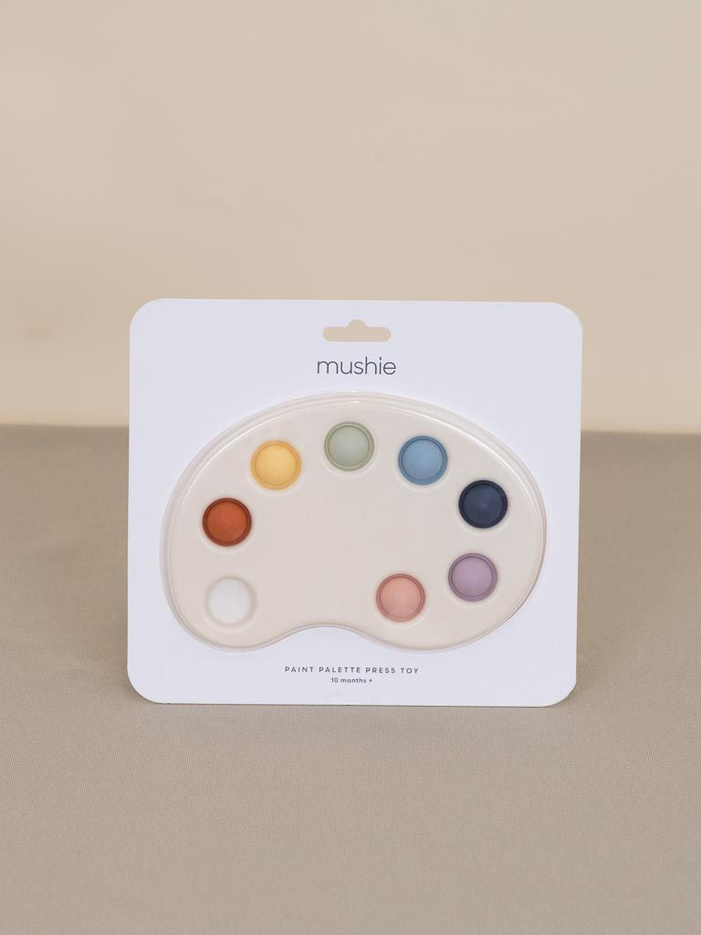 Mushie Paint Palette Press Toy