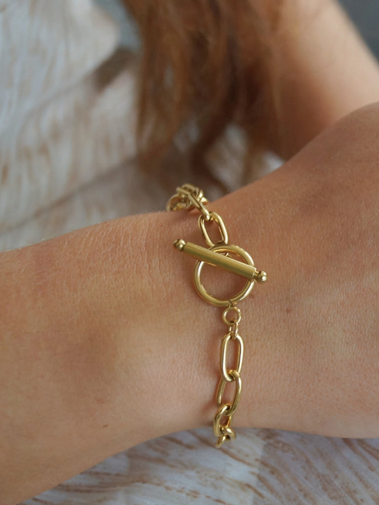 Kelly Chain Bracelet - 18k Gold Plated