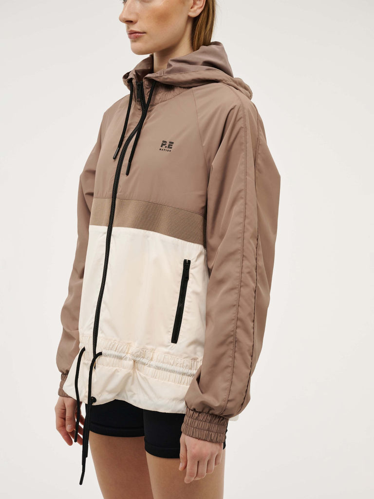 Man Down Jacket in Taupe