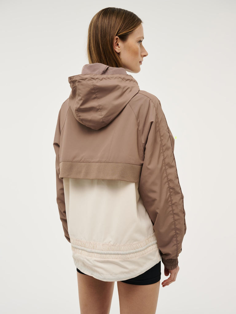 Man Down Jacket in Taupe