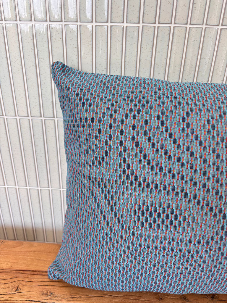 Outdoor Cushion - Long / Coral Blue