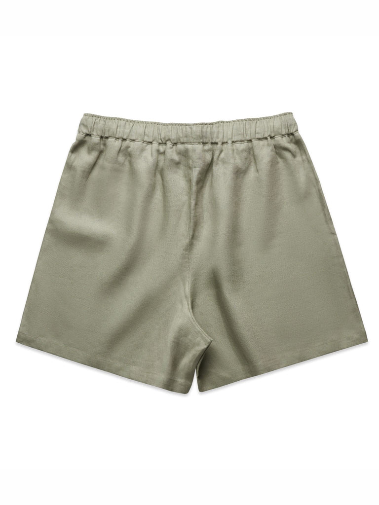 Women's Linen Shorts - Eucalyptus