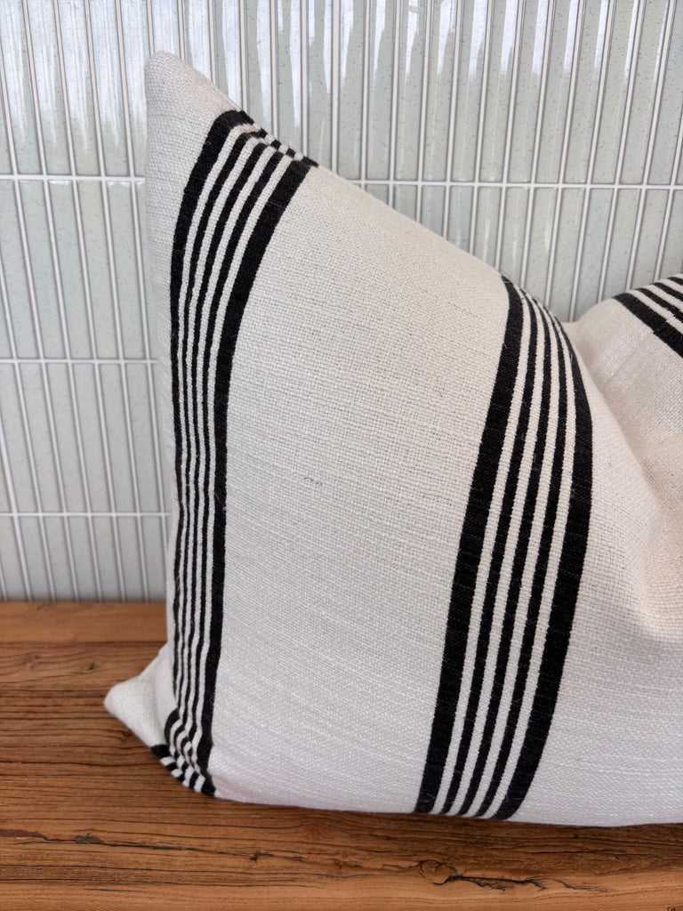 Giovanna Cushion  - White Stripe