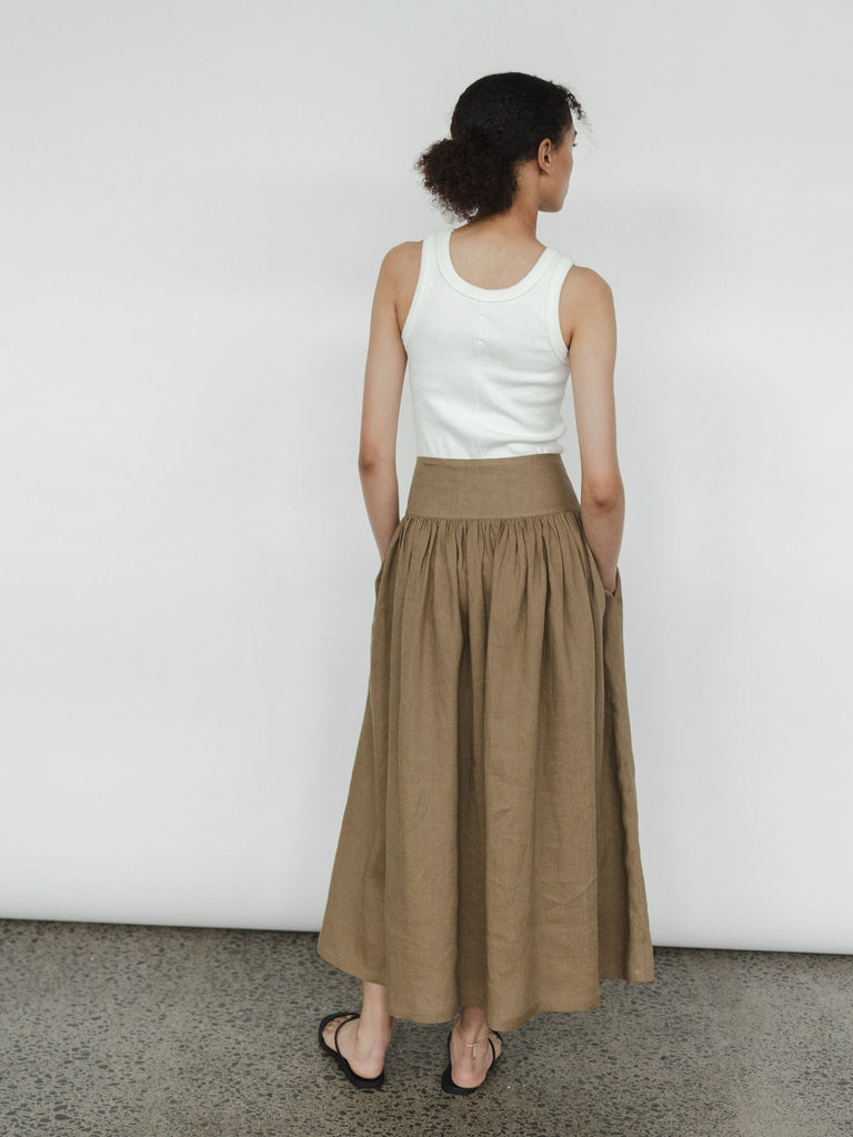 'I'm Ready' Skirt - Hay