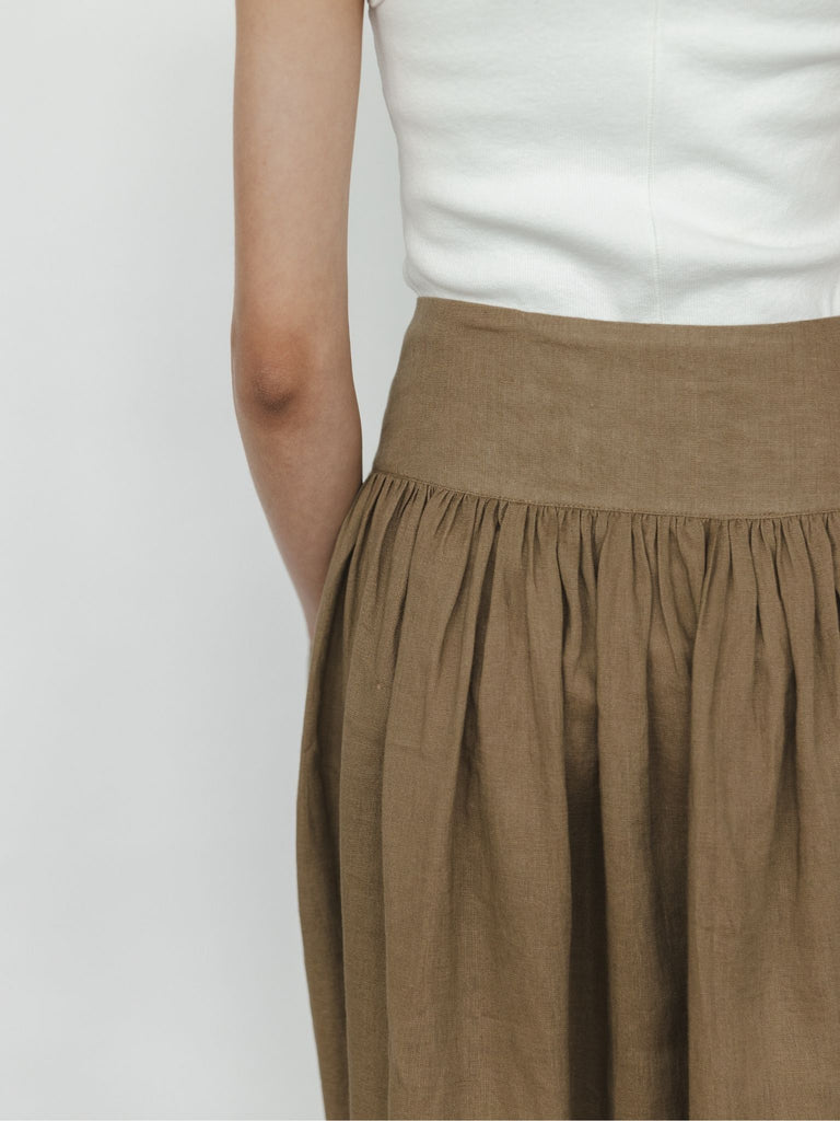 'I'm Ready' Skirt - Hay